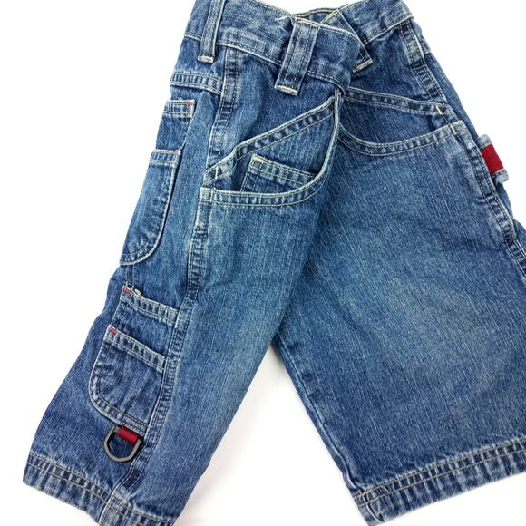 Vintage 90's LEE Boys 'Carpenter' Style Jeans Shorts 7X Sturdy Play School Retro - Picture 3 of 8
